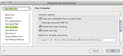 Compiler Options Wireframe Skin